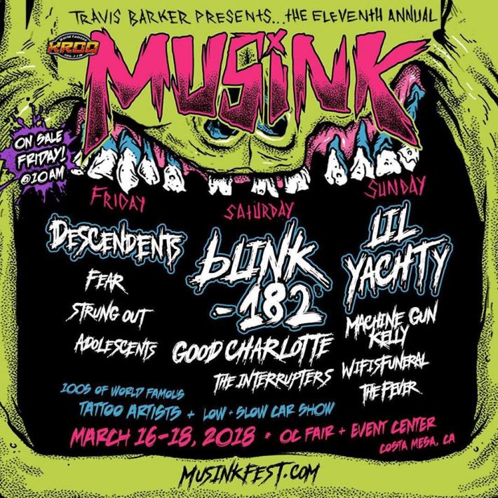 Musink lineup 2018