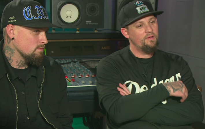 Joel et Benji Madden Channel 4 News