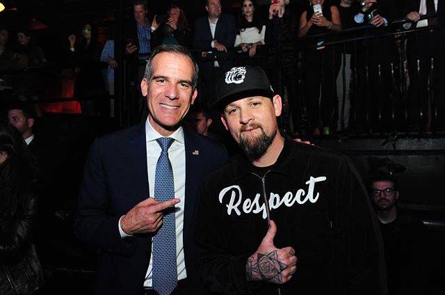 Eric Garcetti Joel Madden